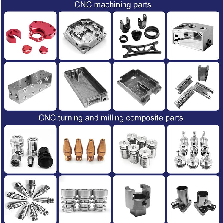 OEM Custom Precision Machining CNC Aluminum Parts Industrial Auto Electronics Rapid Prototyping CNC Lathe