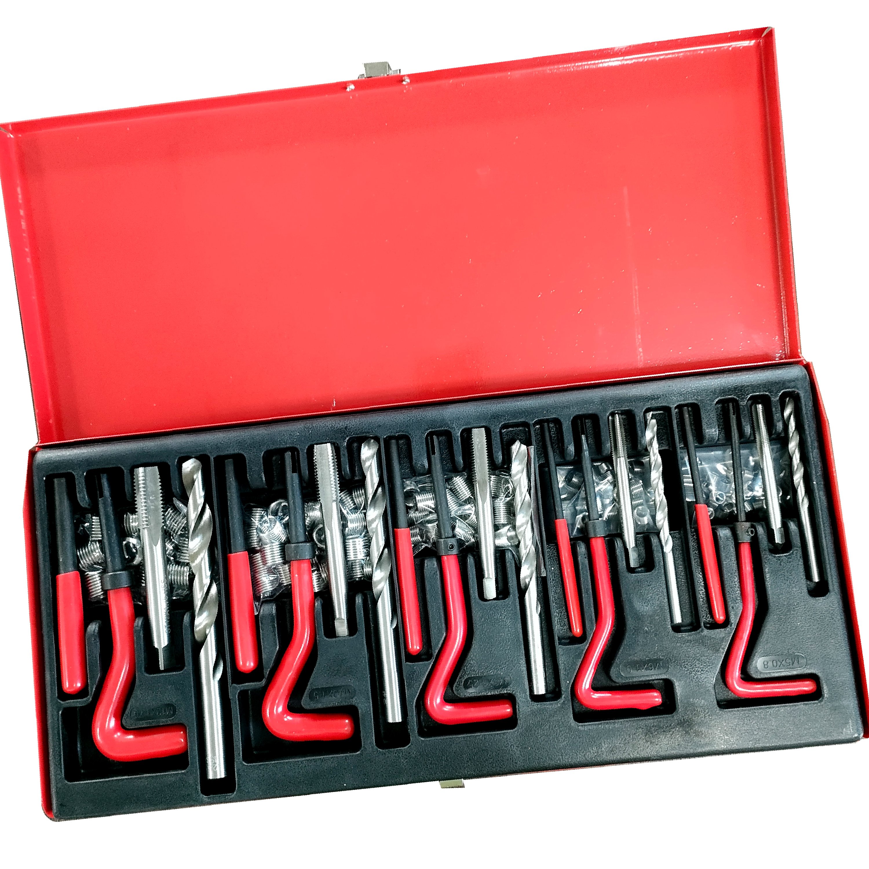 Fastener M5 M6 M8 M10 M12 Thread Repair Tool Kit M14*2.0 for Car 131 Pcs