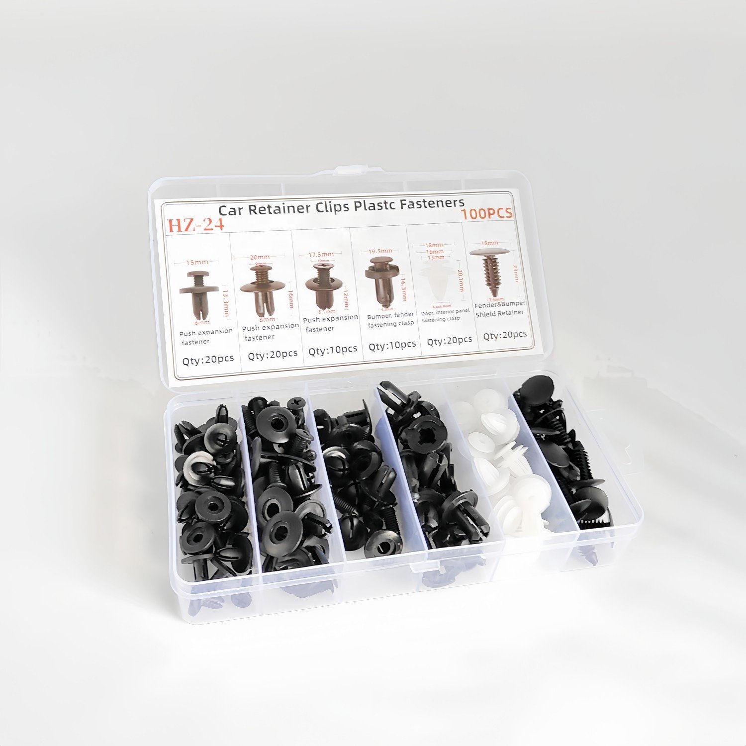 10mm Auto Vehicle Car Bumper Clips Retainer Fastener Rivet Door Panel Fender Liner for Honda 91503-SZ3-003