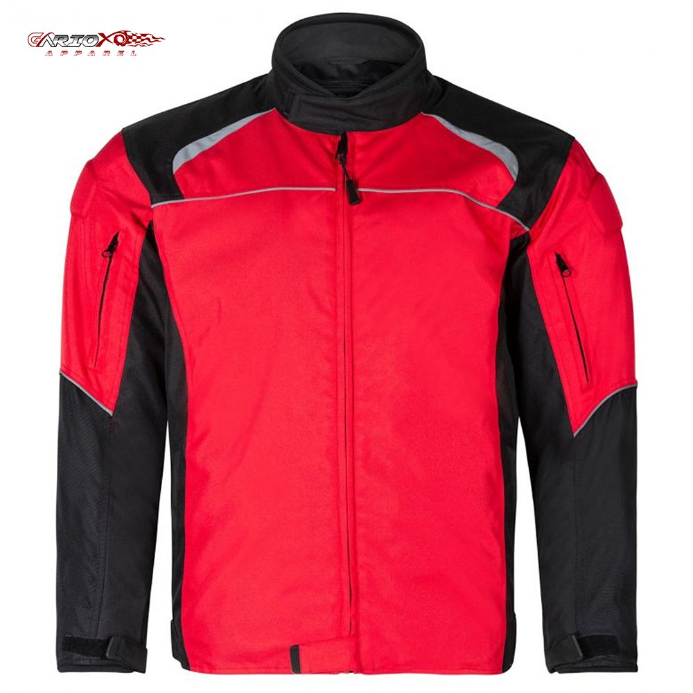 Motorcycle Stryker Mesh Jacket Affordable CE Armor Shoulders Elbows Back Mesh panels for airflow Back Protector Pocket