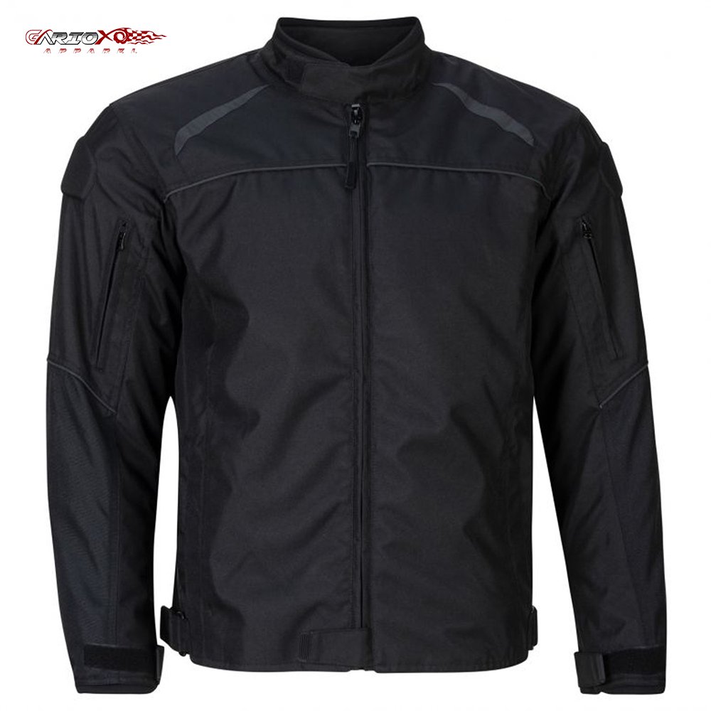 Motorcycle Stryker Mesh Jacket Affordable CE Armor Shoulders Elbows Back Mesh panels for airflow Back Protector Pocket