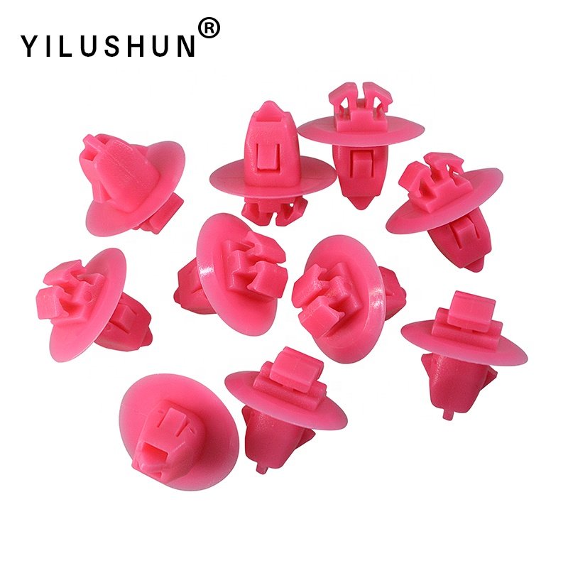 D128 nylon push-button expansion buckle for car parts production direct