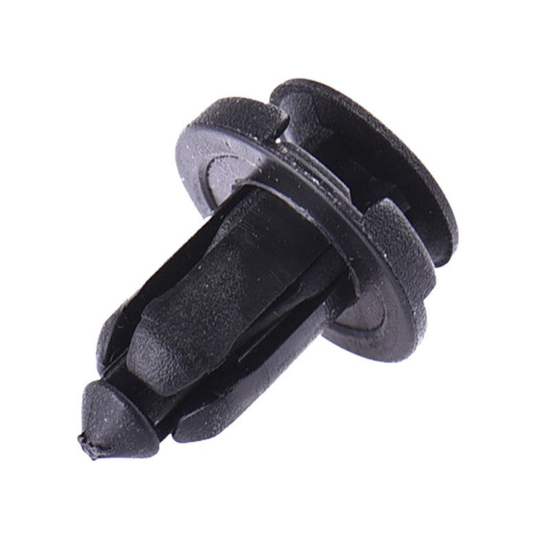 8mm Black Vehicle Car Bumper Door Panel Fender Liner Clips Retainer Plastic Auto Fasteners Rivets Clips