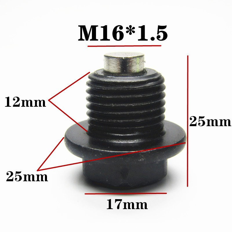 High-quality OEM/ODM Machining Oil Plug Screw Thread Bolt Oil Drain Plug M14x1.5 M12x2.25 Magnetic Oil Bolt