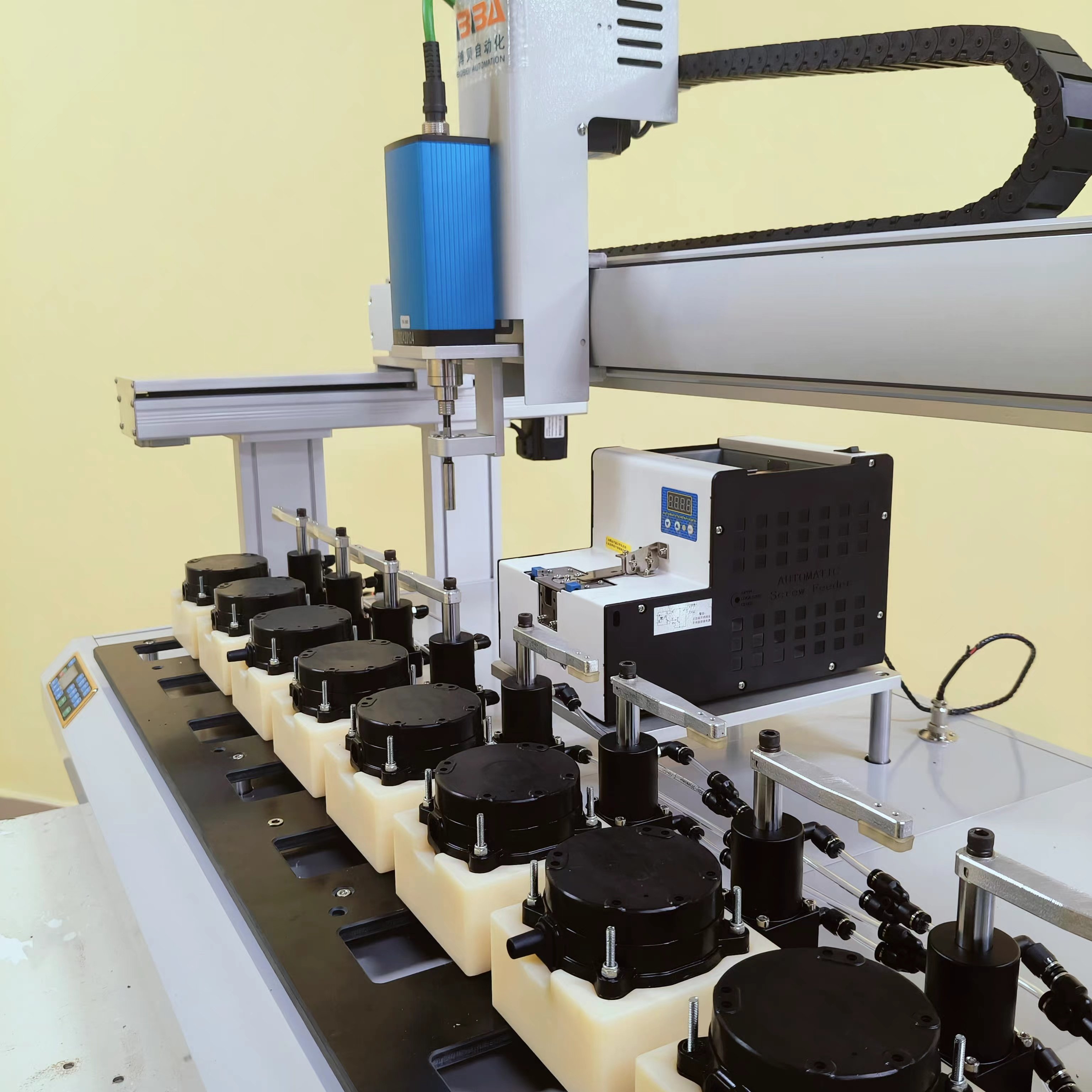 Gantry type screw fitting machine servo motor screwdriver machine with adjustable torque automatic screw bolt assembly machine