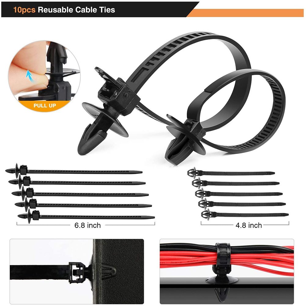 Top sell 680Pcs Car Plastic Automotive Push Retainer Door Panel Trim Clips & Auto Body Fasteners Assortment Fender Rivet Bumper