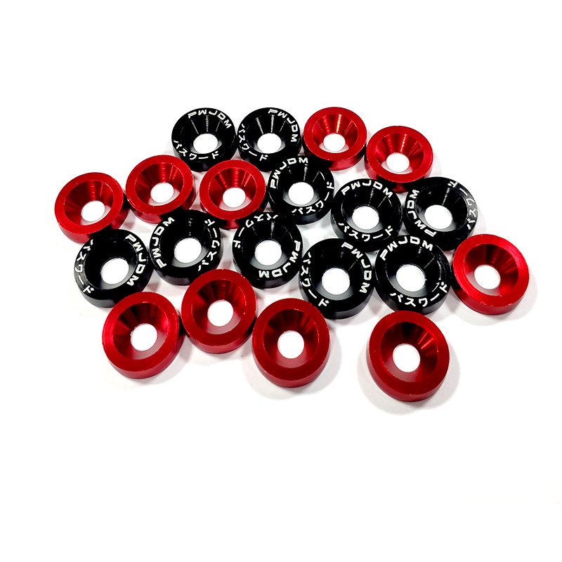 JDM Auto exterior accessories Bumper, license plate Screw decorative gasket High quality universal screw fasteners
