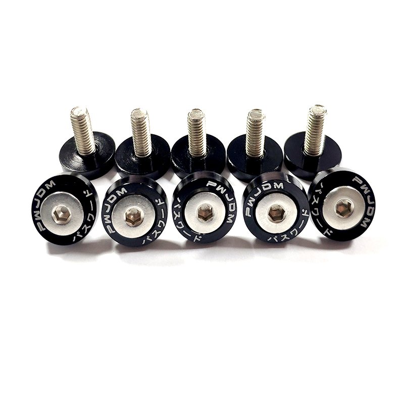 JDM Auto exterior accessories Bumper, license plate Screw decorative gasket High quality universal screw fasteners