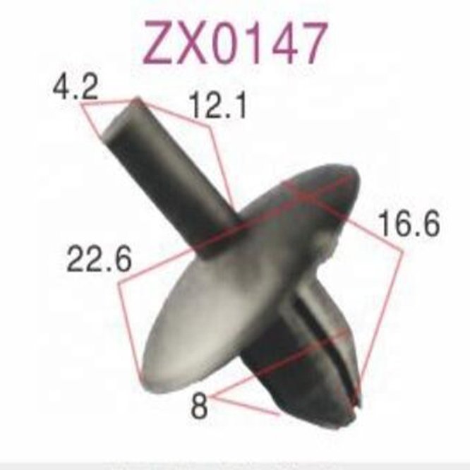 HSG Factory Wholesale Auto Fastener & Clip Universal Plastic Bumper Toolbox Buckle Push Rivet Plastic Bumper Retainer Clips