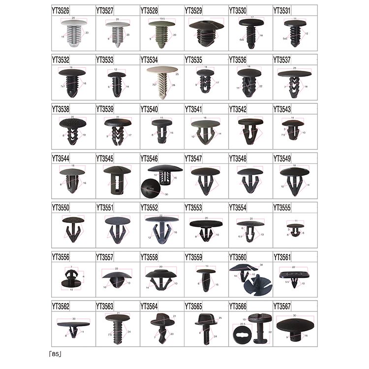 Universal Mixed Auto Fastener Car Push Retainer Clips Auto Plastic Mixed Push Retainer Clips Plastic Screw for Car
