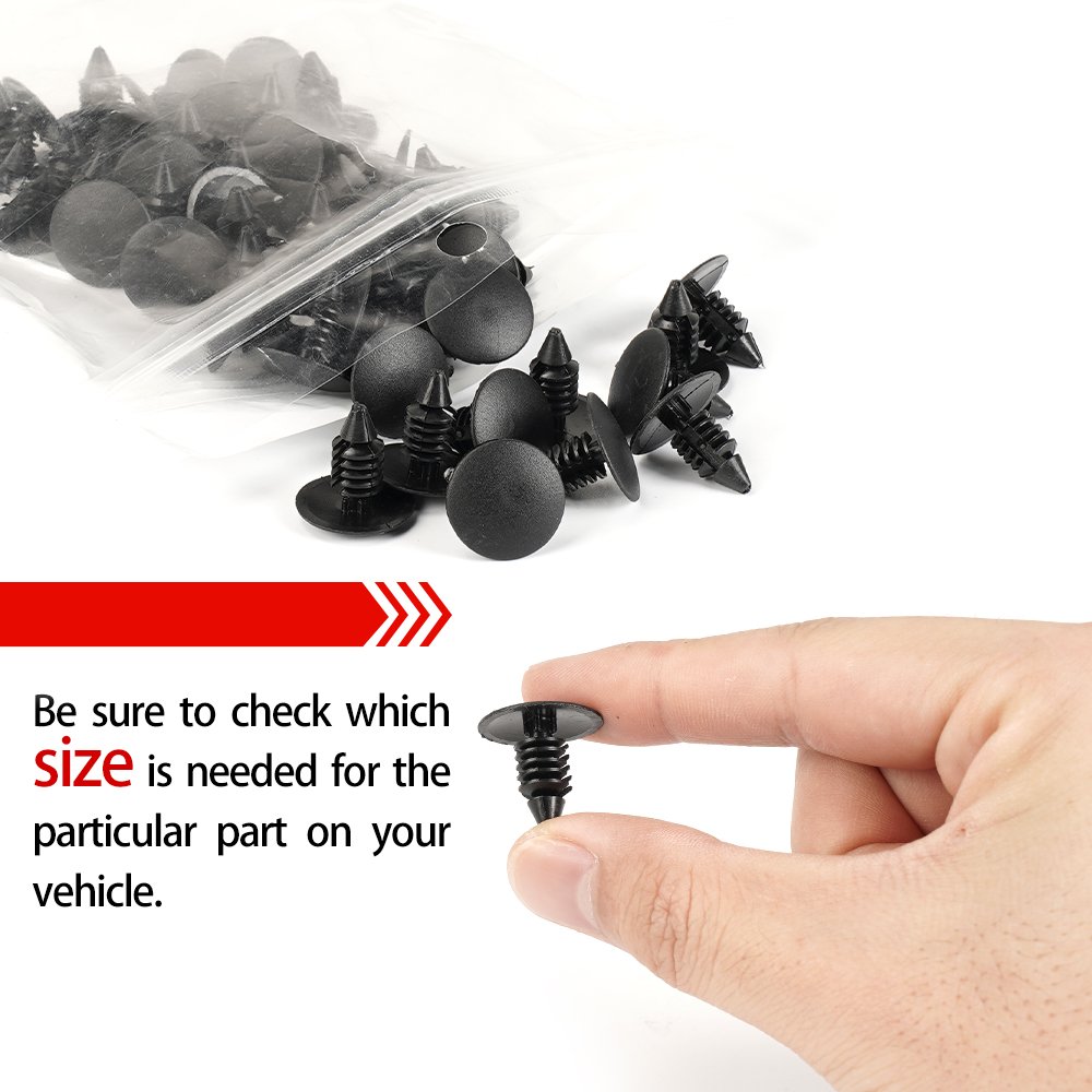 QGZ209 Factory Wholesale Auto Car Nylon Rivet Door Panel Trim Fender Bumper Fastener Plastic Clips for GM/Ford/Chrysler/AMC