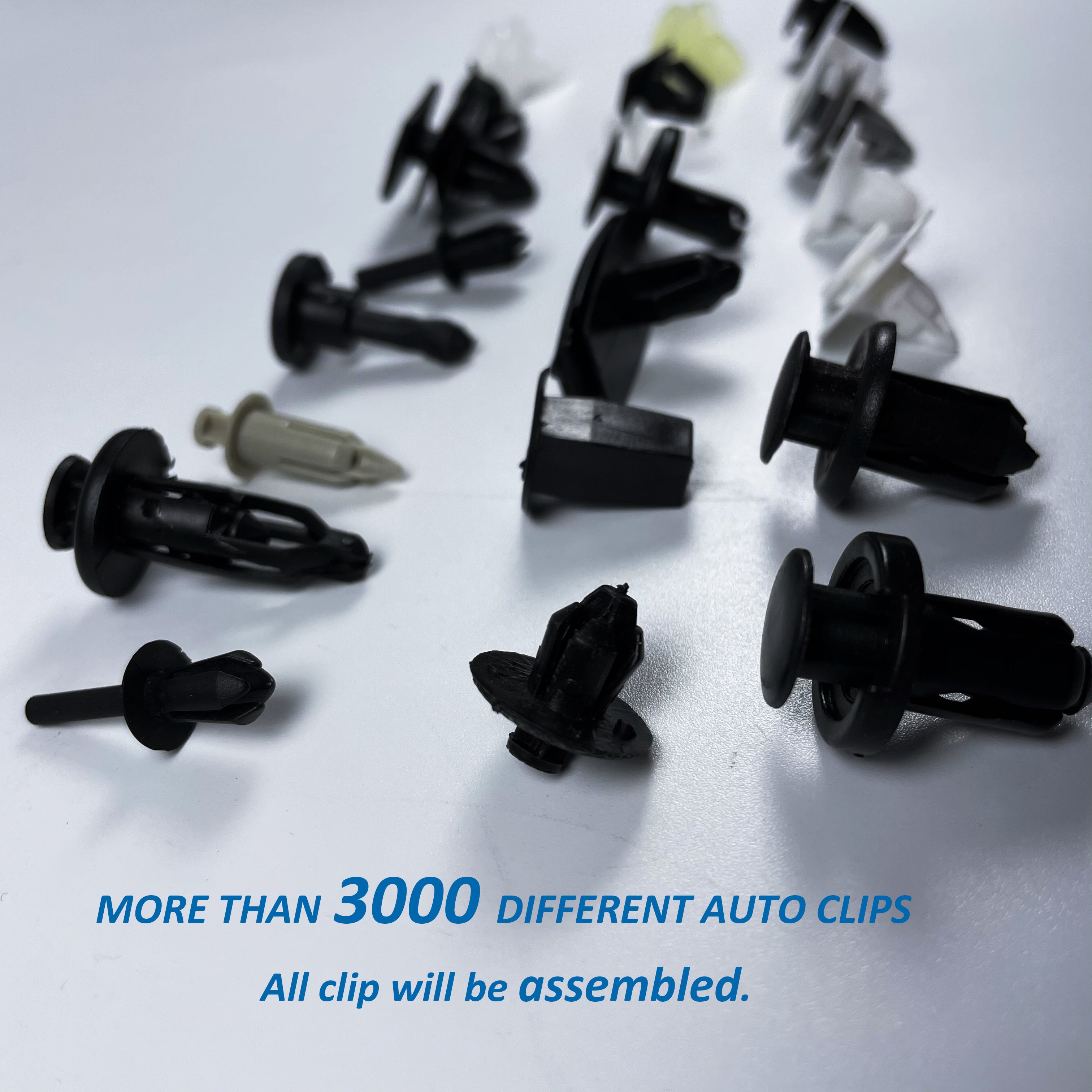 Universal Car Accessories Body Bumper Door Clip Black Push Type Retainer Auto Fastener Plastic Clips