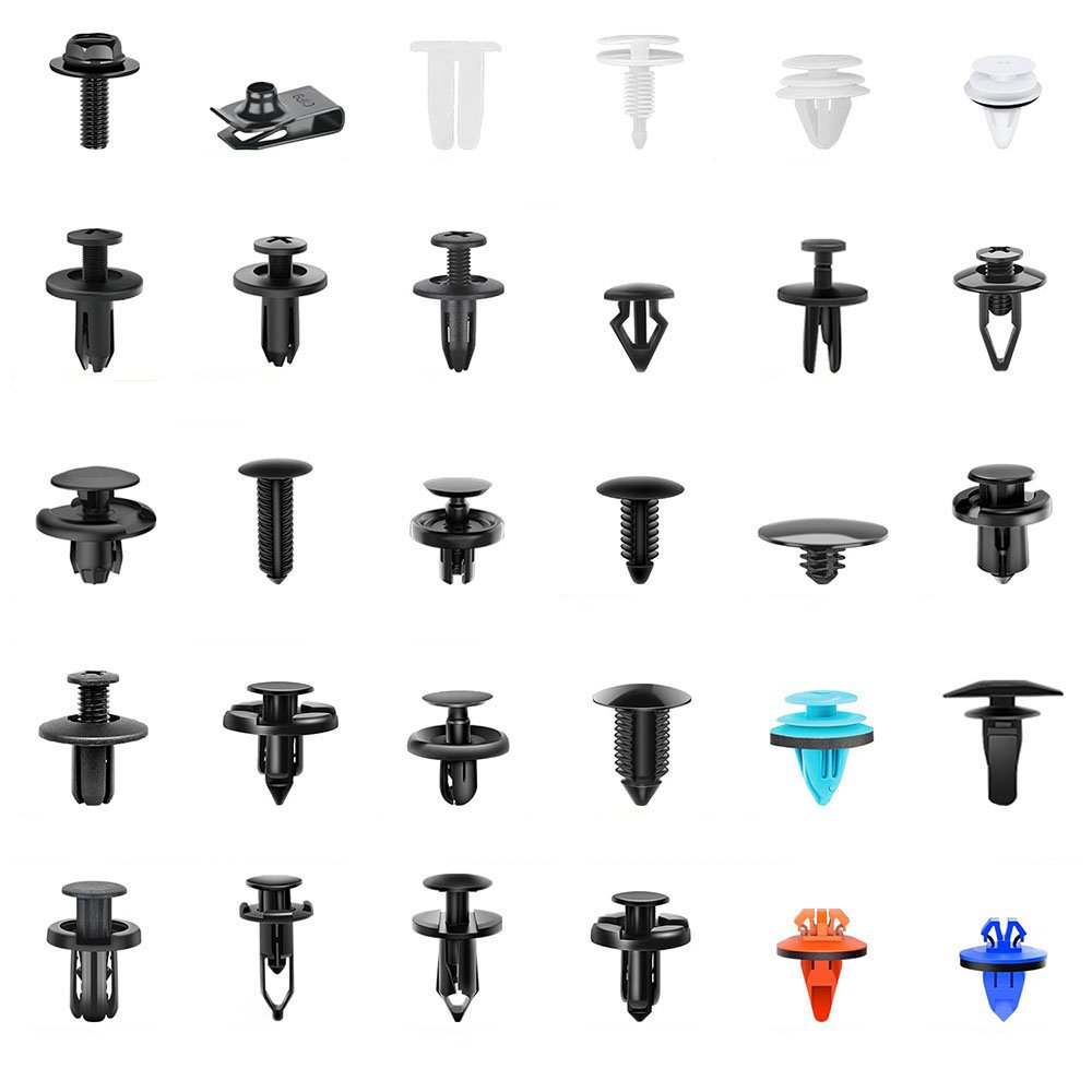 Auto Body Retainer Clips Bumpers,Car Fender Universal Plastic Fender Clips Push Bumper Fastener Rivet Clips for Car