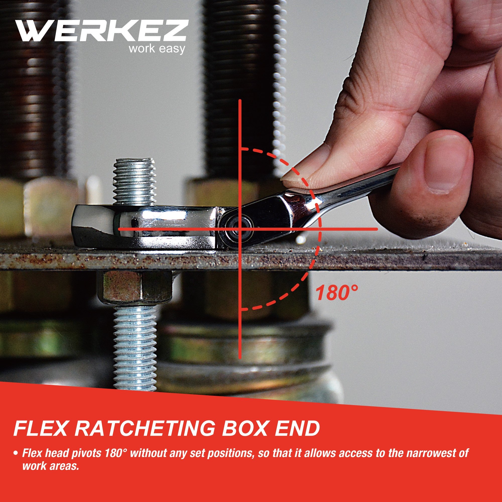 Professional 3/4\" 21mm Cr-V Combination Wrench Set Practical Adjustable for DIY Repairs Flexible Ratcheting Torque Wrench