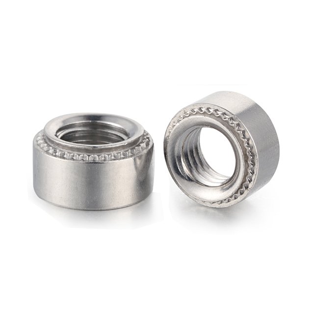 Customized S SS CLS CLSS SP M3 M4 M5 M6 M8 Insert Carbon Stainless Steel Round Lock Nut Press Self Clinching Nut for Sheet Metal