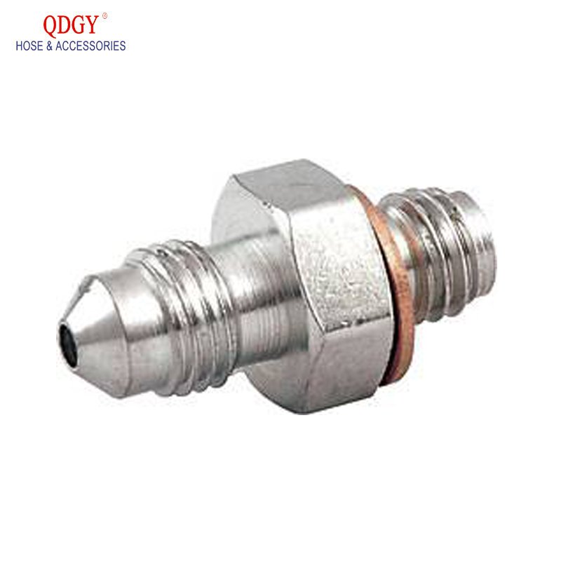 -3AN Male to 7/16-20 Female Inverted Flare Brake Fitting Adapter