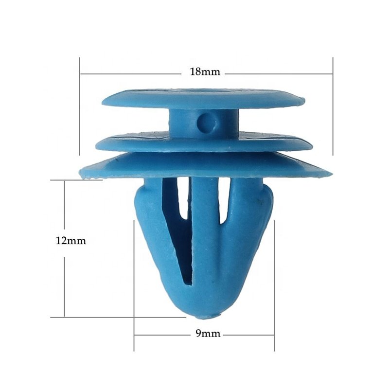 Low Price Auto Body Plastic Clips Fasteners Push Type Retainers Panel Fixings 8 MM Hole for Car Window Door China Factory