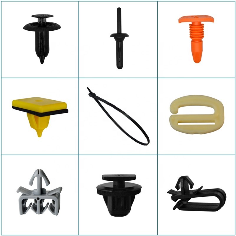 Factory Supply Auto Clips and Plastic Automobile Plastic Fastener&bumper Shield Retainer Customized OEM /ODM Yilushun Push-in