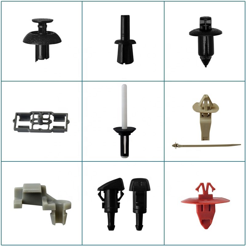 Factory Supply Auto Clips and Plastic Automobile Plastic Fastener&bumper Shield Retainer Customized OEM /ODM Yilushun Push-in
