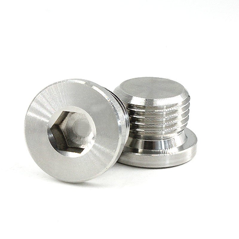 China Custom Automobile Fastener Din908 Hexagon Socket Oil Pipe Plugs Hexagon Socket Automobile Fastener Screw Plug