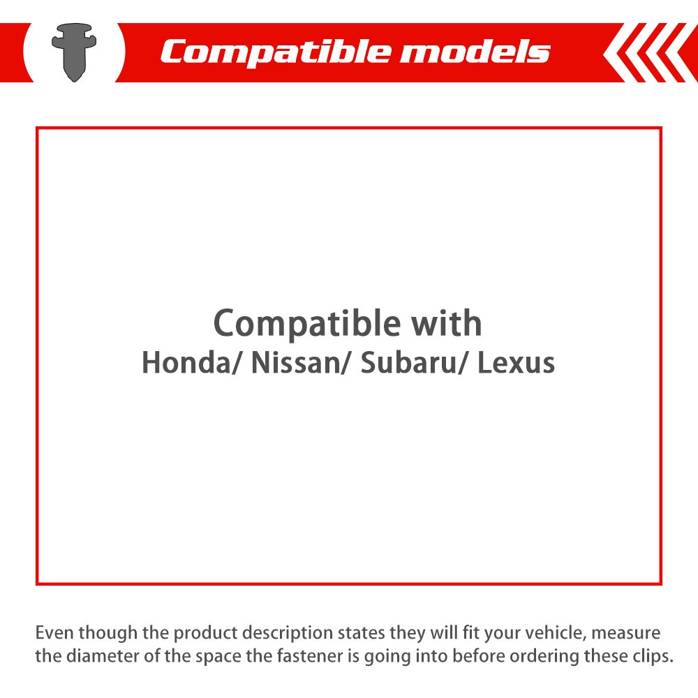 QGZ216 Cheap Price Car Door Panel Trim Fender Bumper Nylon Plastic Clips Auto Fastener For Honda Nissan Subaru Lexus