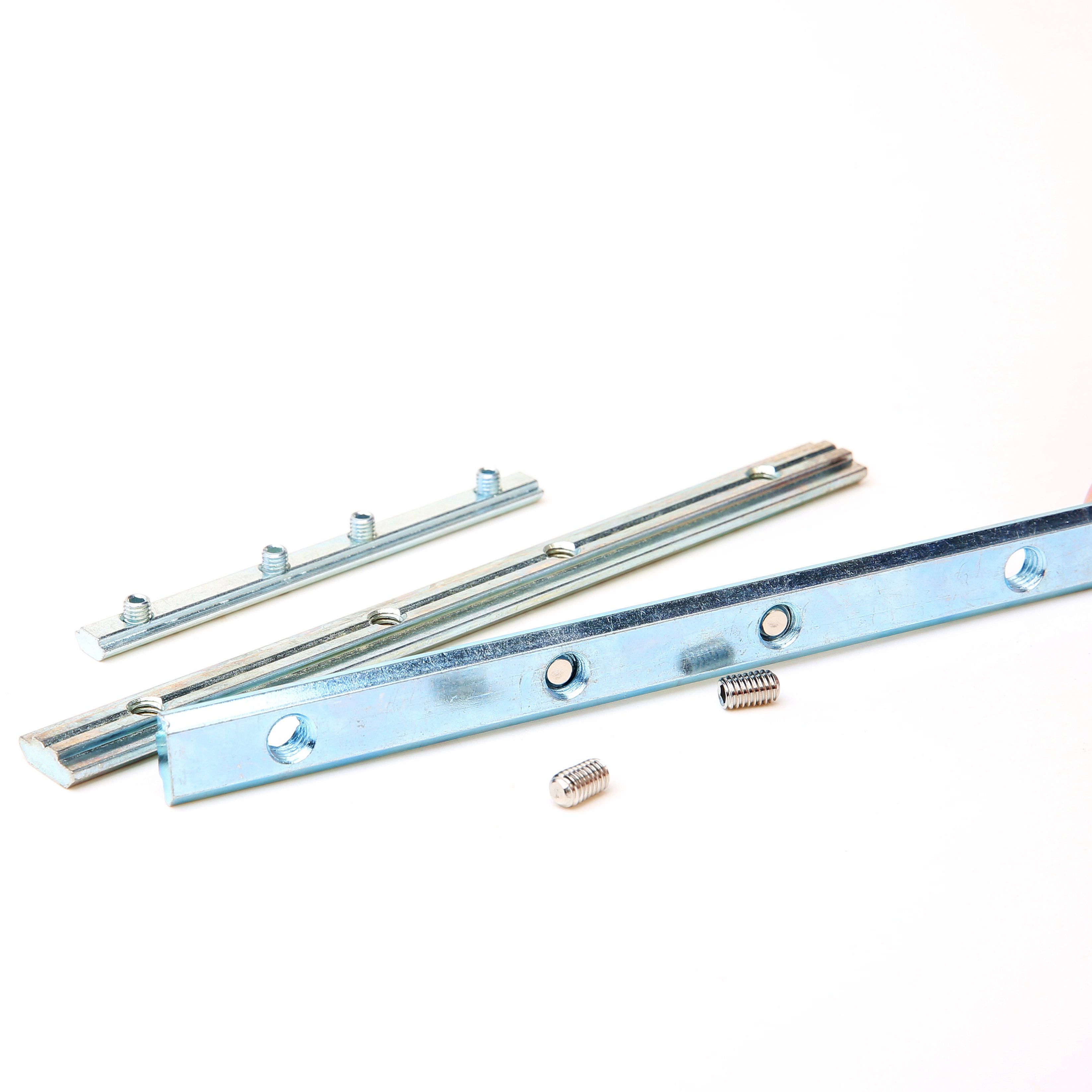 Carbon Steel DIN GB Aluminum Profile Accessories One-Word Connector 20 30 40 45 Slot Connector Fastener Hardware