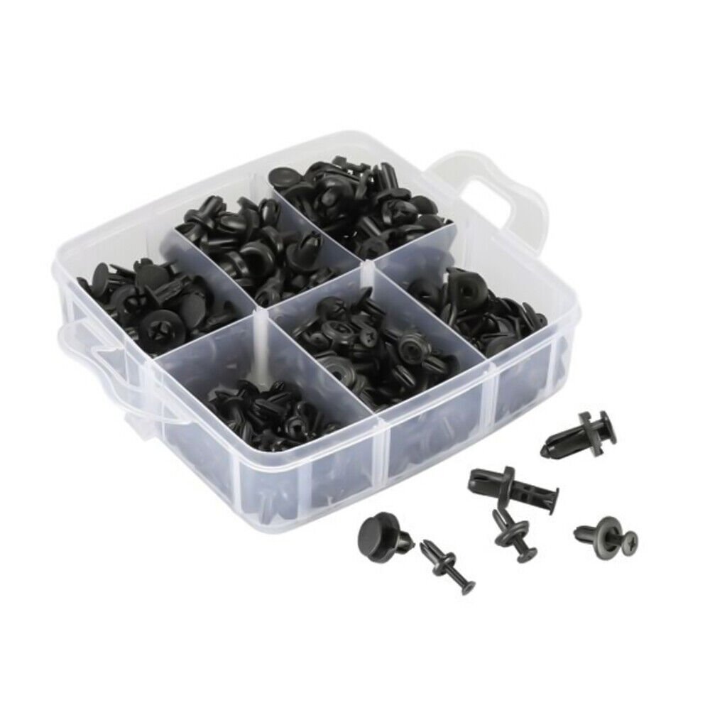 665PCS Car Body Plastic Auto Fasteners Push Trim Clips Pin Rivet Bumper Kits