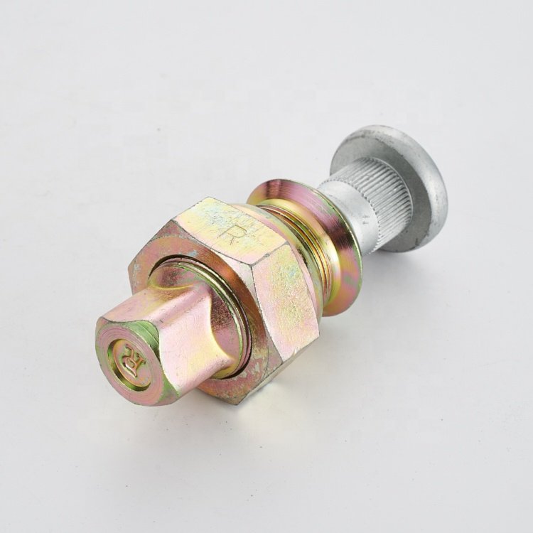 Newest selling silvery steel hub nut round fasten durable nut tires accessories 90942-02072 wheel nuts bolts for Toyota Coaster