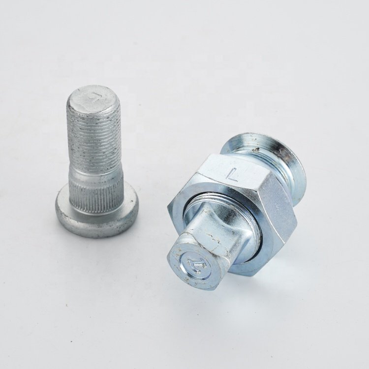Newest selling silvery steel hub nut round fasten durable nut tires accessories 90942-02072 wheel nuts bolts for Toyota Coaster