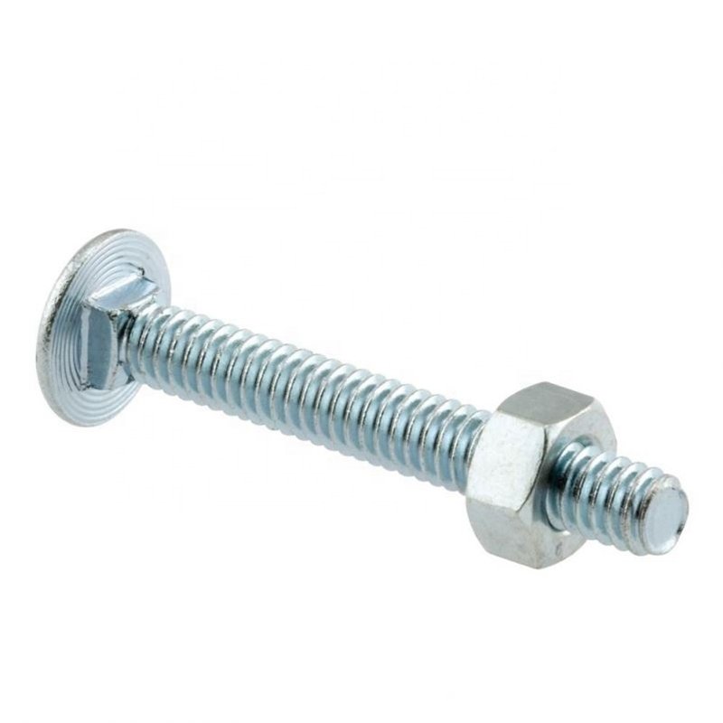 Fasteners Galvanized Hot Dip Galvanized GRADE 8 GRADE 5 ASTM A193 B6 B7 Carbon Steel Carriage Bolt
