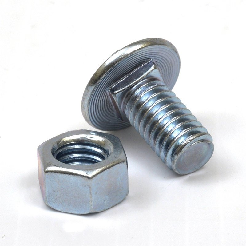 Fasteners Galvanized Hot Dip Galvanized GRADE 8 GRADE 5 ASTM A193 B6 B7 Carbon Steel Carriage Bolt