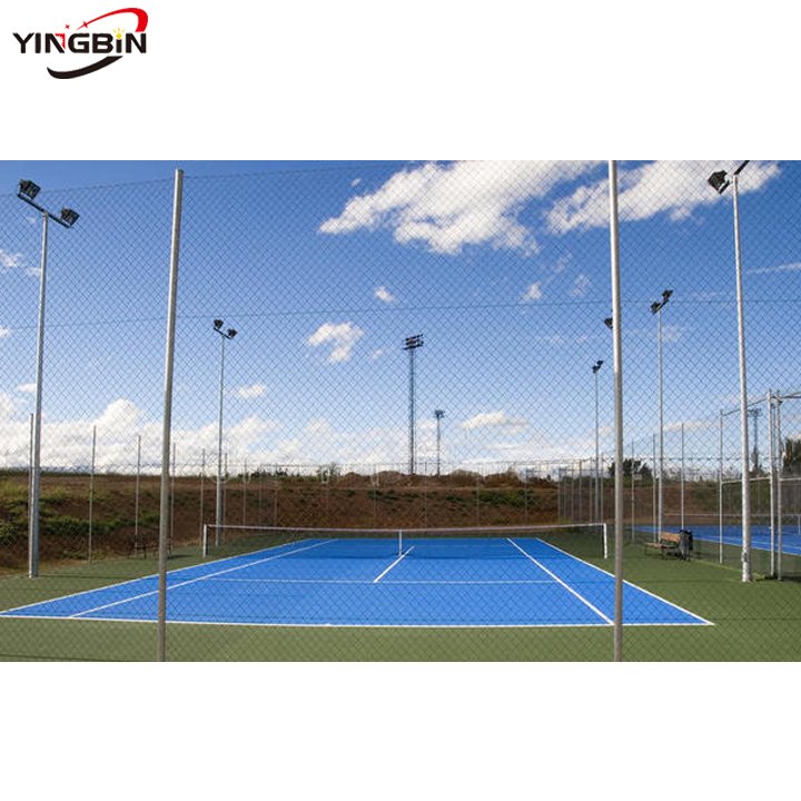 YINGBIN customized ip65 25m 30m 40m high mast light for basketball court football stadium