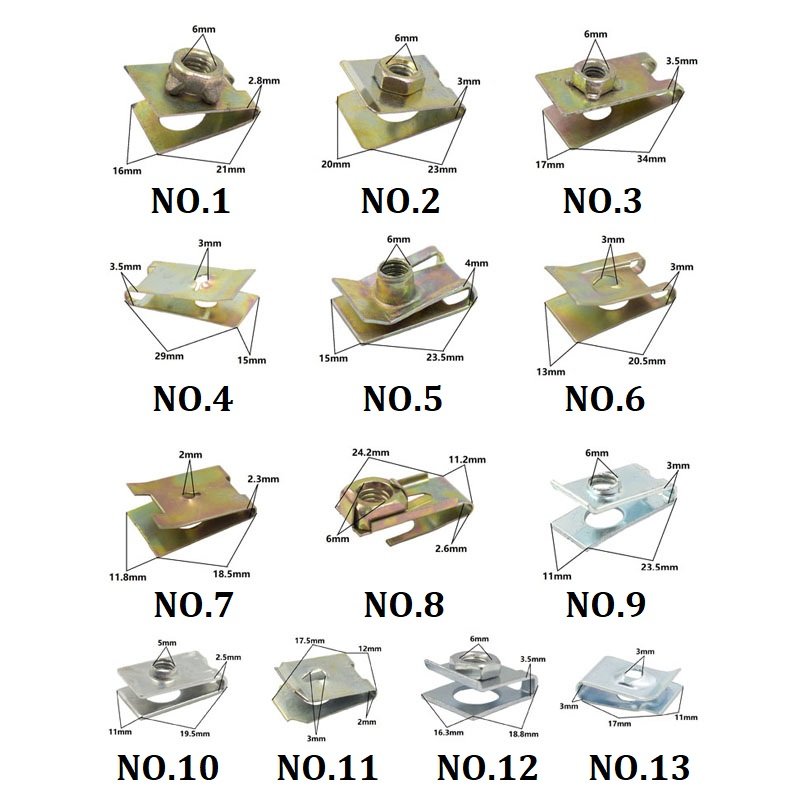 Good Quality Fastener Clips for TOYOTA Alphard/Auris/Avensis/Camry/Corolla/ Fortuner/Hilux/Highlander/Tundra/Sienna