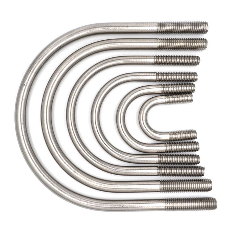 Wholesale retail truck chassis M10 u type bolt high precision zinc coating u bolt