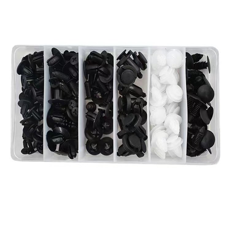 100PiecesCar ClipsFastenersScrewsBumpersInteriorsAutomotive PlasticsMixed General Purpose Plastics