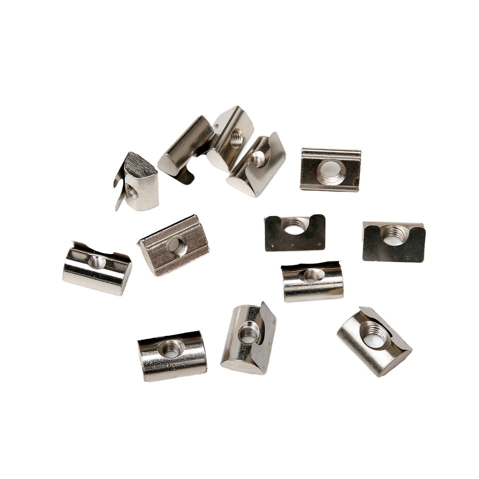 Stainless Steel 304 DIN GB Aluminum Profile Connector With Shrapnel Nut Hardware Fastener 20 30 40 45 Type M4 M5 M6 M8