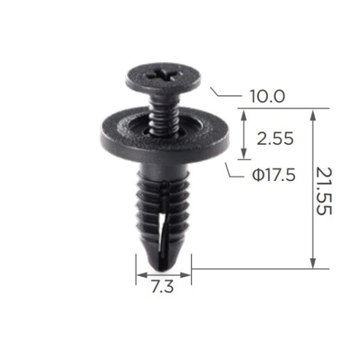 #BA019 Universal Auto Fastener Clip Automobile Core Nail Car Accessories Automotive Plastic Clip Fastener