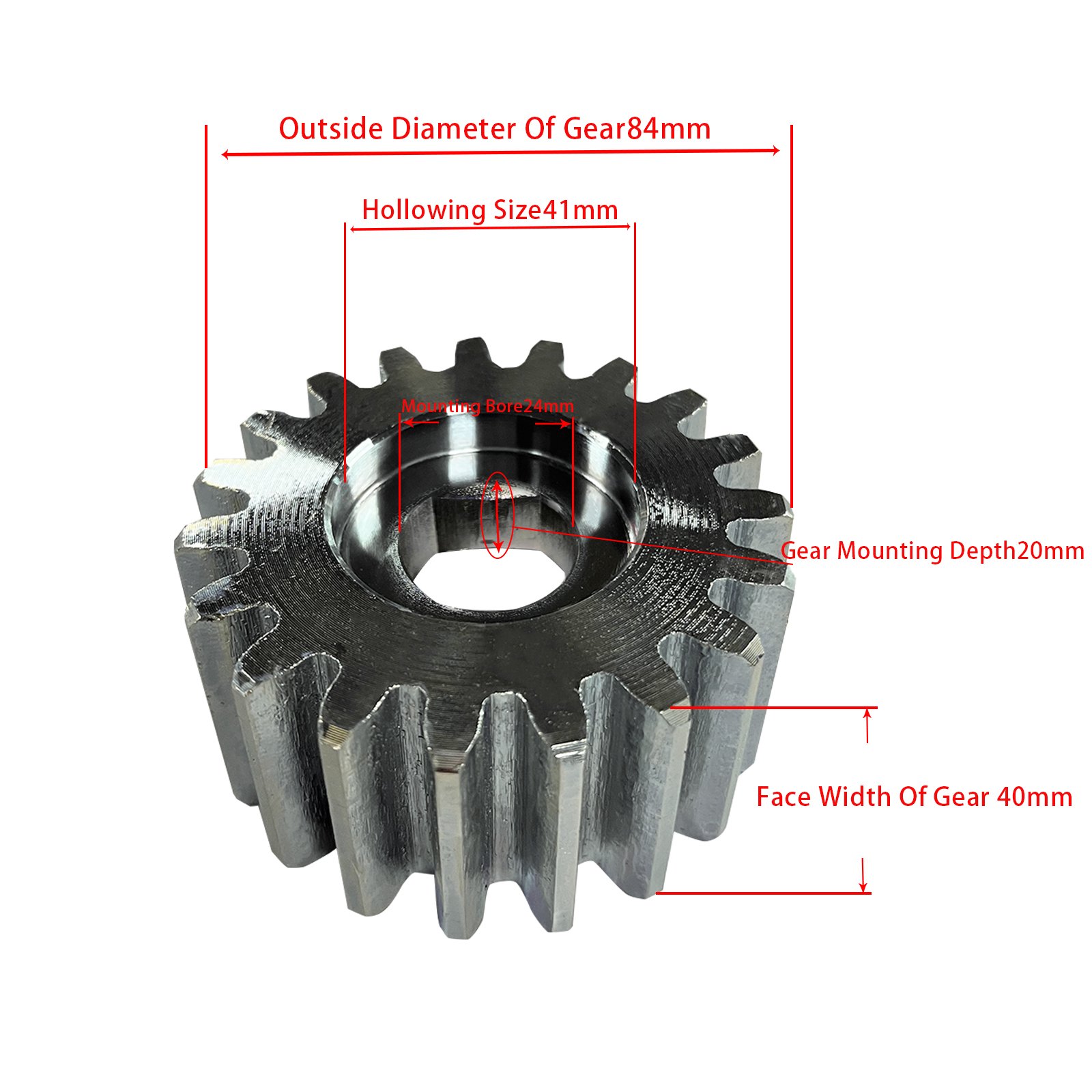Lengthening shaft and widening gear Fastener DIY, removable 500kg automatic door motor sliding auto gate motor opener