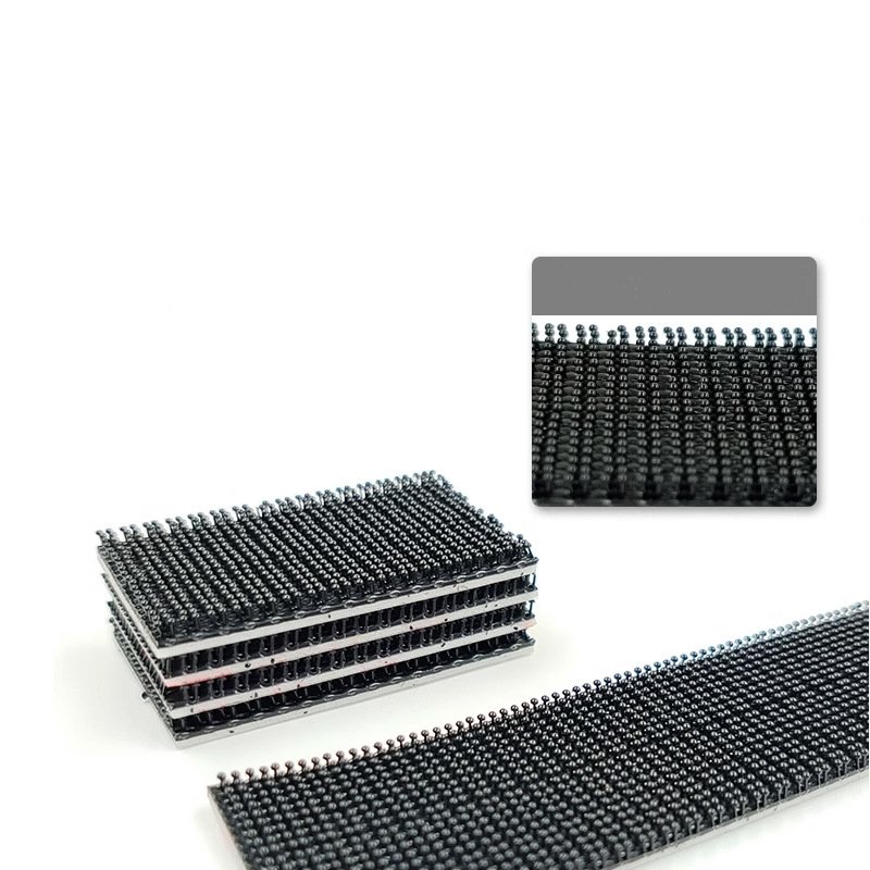 Strong Mushroom Head Dual Lock High-adhesive Self-adhesive Backing Black In-line 400 250 Grade Velcroes for Auto Rugs
