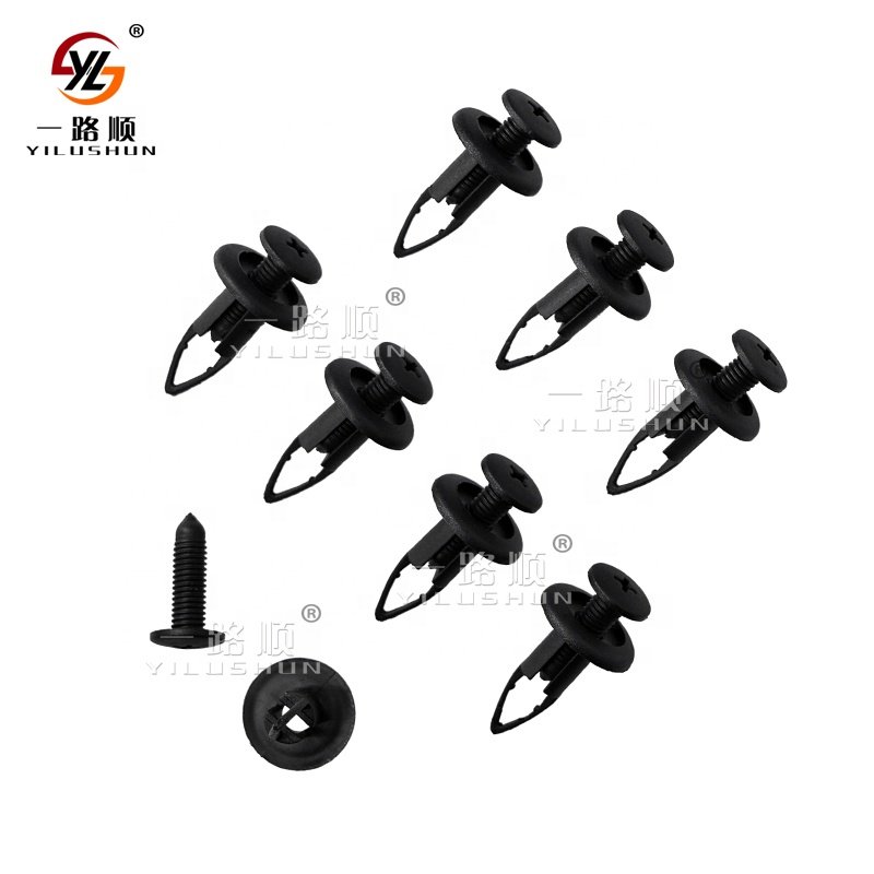 B41 Auto fastener retaining plastic propulsion-type car bumper clip 904709101