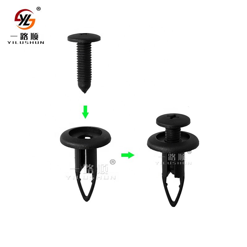 B41 Auto fastener retaining plastic propulsion-type car bumper clip 904709101