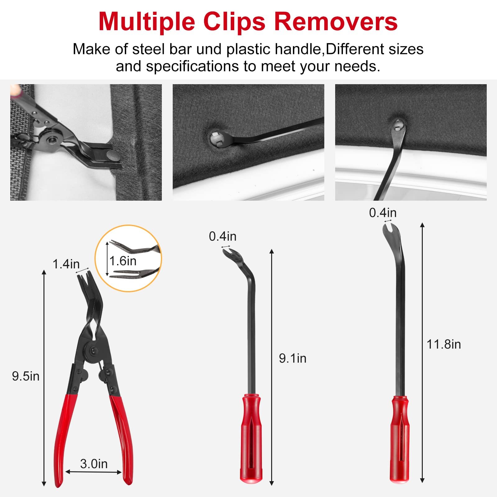330 PCS Trim Removal Tool Kit Automotive Tools Auto Removal Set for Car Repair Tool