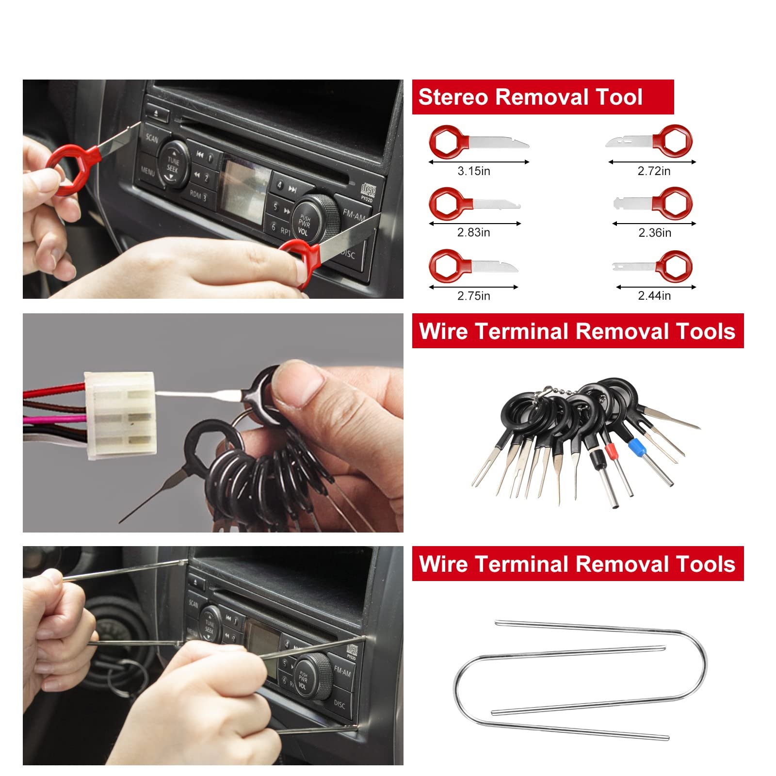 330 PCS Trim Removal Tool Kit Automotive Tools Auto Removal Set for Car Repair Tool