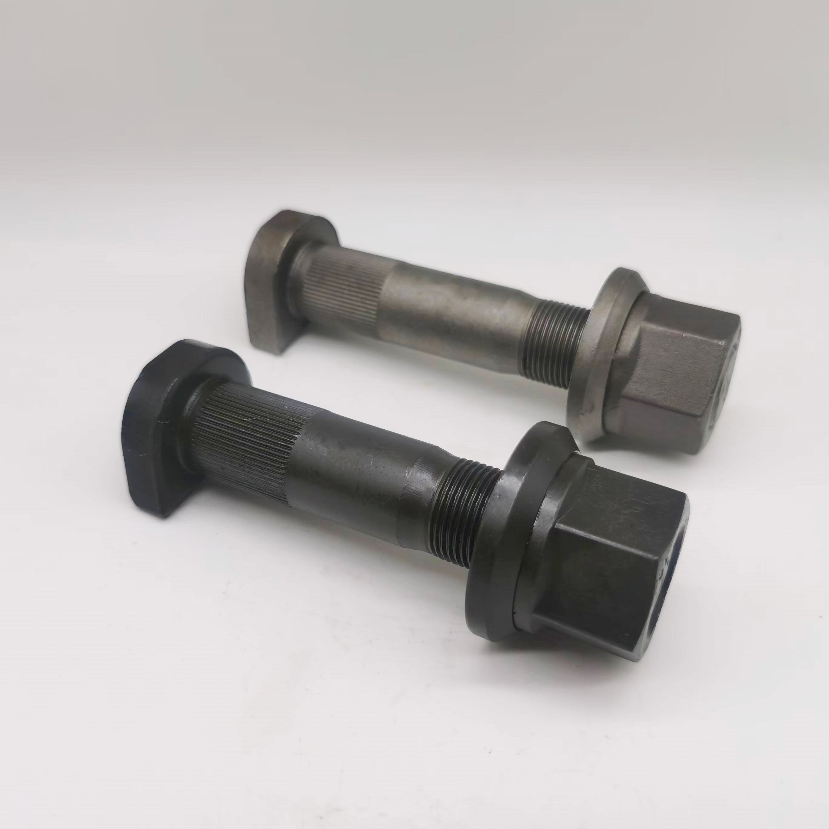 Factory Wholesale STYR HOWO Truck Rear Wheel Screw Front Axle Hub Bolt M22x1.5x120mm
