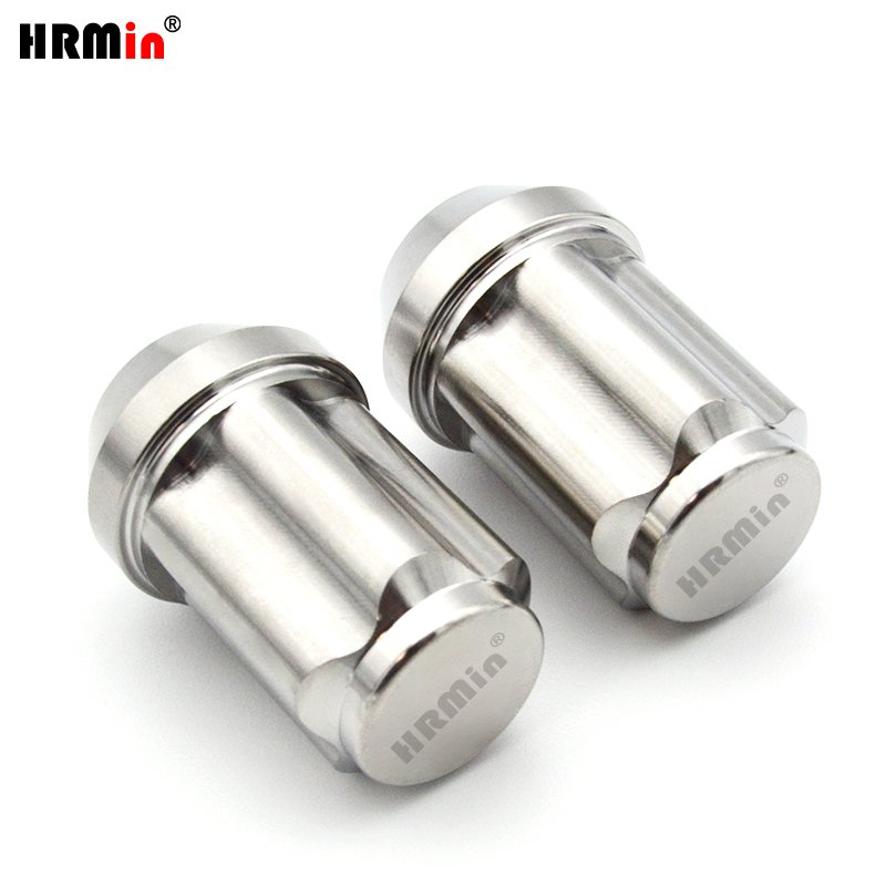 HRMin 10.9 Grade High Quality Gr.5 Titanium Anti-theft 60 Degree Cone Seat Close End Natural Color Titanium Nut Wheel Nut Lug