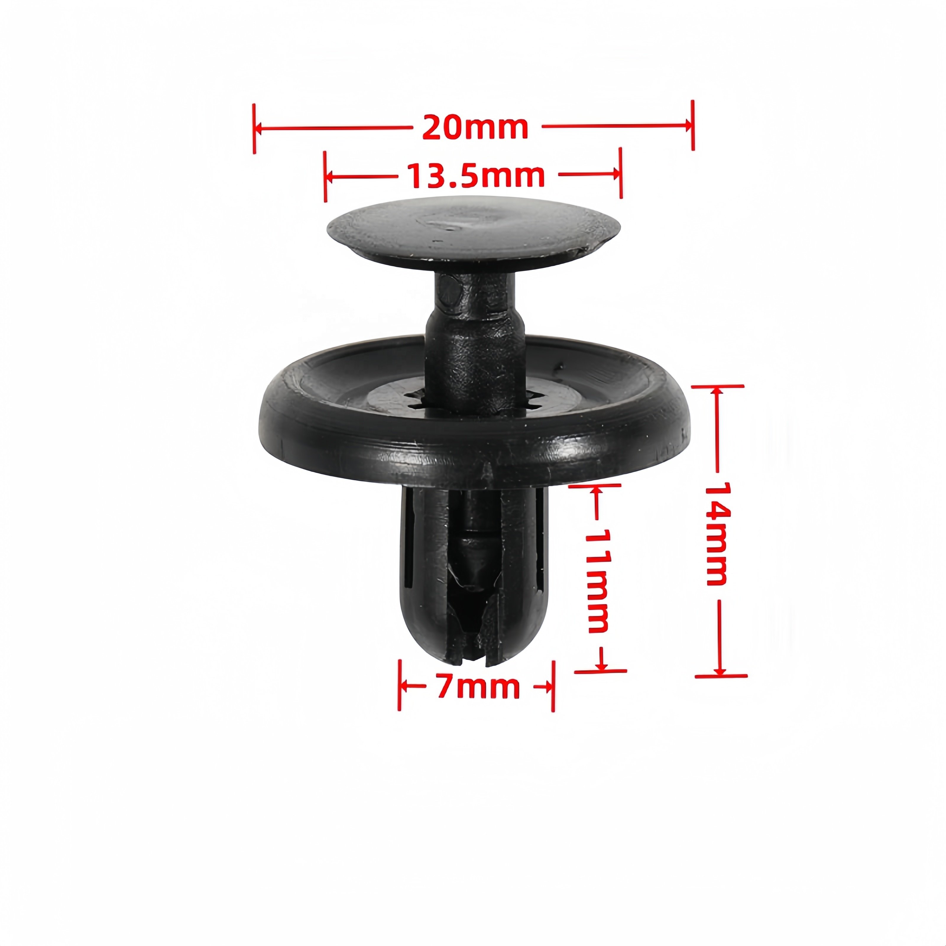 Auto body fastener plastic Nylon clip Push-Type Retainer Clip Bumper Fender Liner clip For Toyota 9046707214