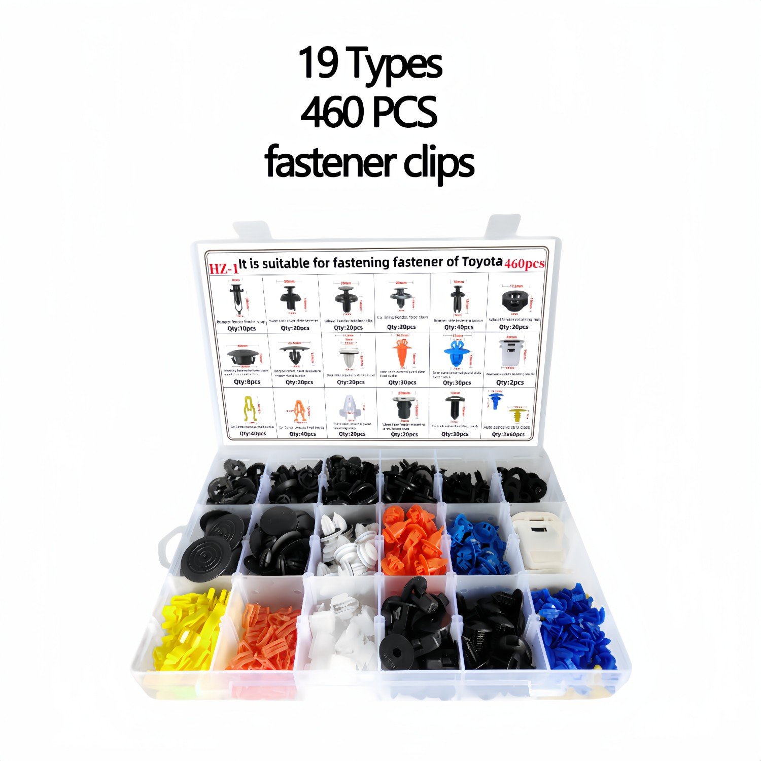 Auto body fastener plastic Nylon clip Push-Type Retainer Clip Bumper Fender Liner clip For Toyota 9046707214