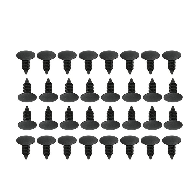 190pcs Car Retainer Clips 6 Size Plastic Fasteners Kit Auto Trim Panel Clip Mixed Car Body Bumper Rivet Set Replacement push pin