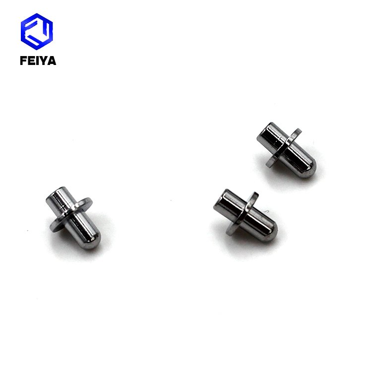 Precision Mini Brass Chrome Plated Step Dowel Pin 2mm Small Fastener