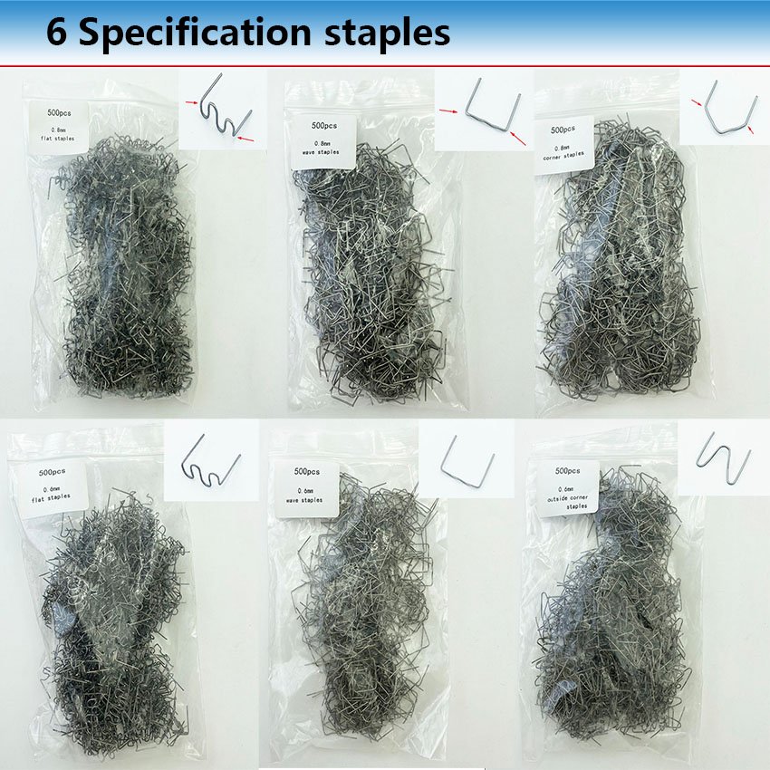 Hot Automotive Repair Machine Stapler Plastic Welding Wire Bumper Repair Hot Stapler Staples Plastic Welder Auto Fastener Clip
